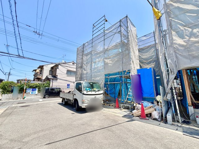 伏見区羽束師古川町　1期　1号棟の外観|5月18日現地写真更新