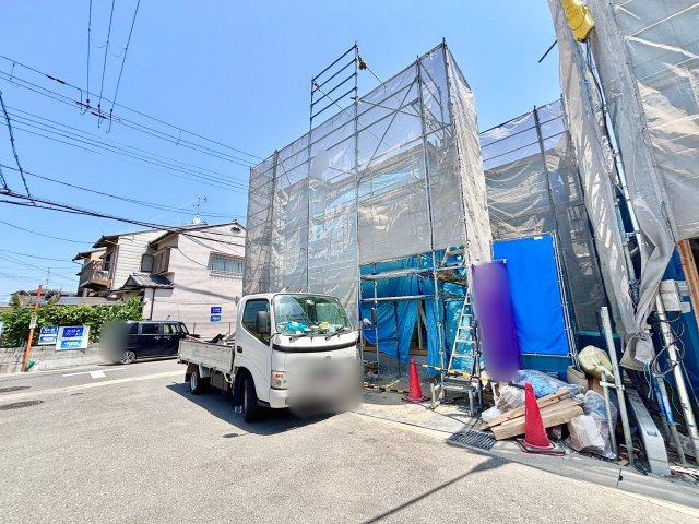 伏見区羽束師古川町　1期　1号棟の外観|5月18日現地写真更新