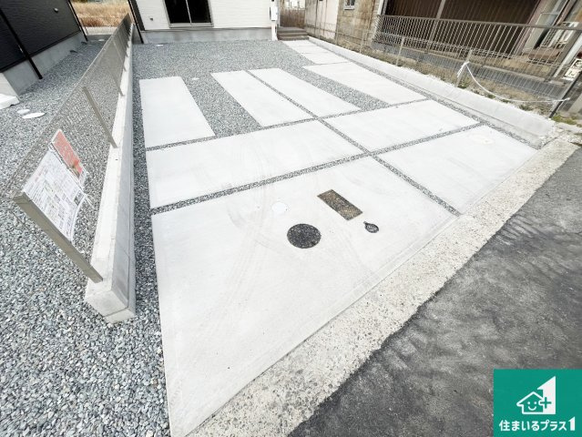 姫路市広畑区才　第2期　新築一戸建ての駐車場|駐車スペース！散水栓があるので、こまめに愛車を洗えます！