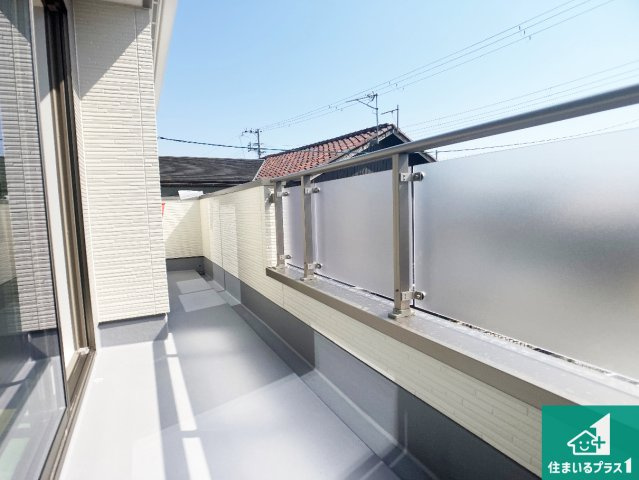 姫路市広畑区才　第2期　新築一戸建てのバルコニー|日当たりのよいバルコニー！お部屋が開放的に！