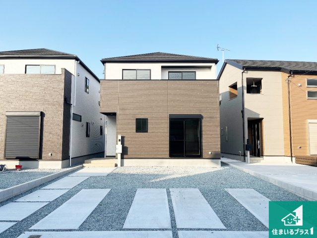 姫路市網干区垣内西町　第1期　新築一戸建ての外観|お客様に長く安心して住んでいだだける事にこだわった家づくり！住んでからのアフターサービスにもしっかりと取り組んでいます！