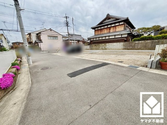 伏見区羽束師古川町　1期　2号棟の前面道路含む現地写真|2月6日　現地写真更新