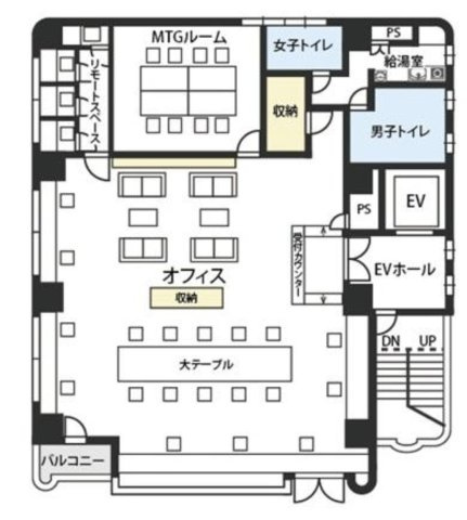 assess 大手通ビルの間取り