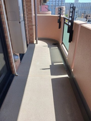 ラポール西大島ウエストのバルコニー