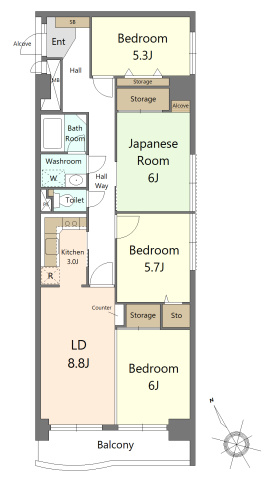 ファミール日比野の画像