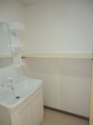 【その他】 | サン・オーレ城北 | 洗面所に棚あり　※写真はイメージです