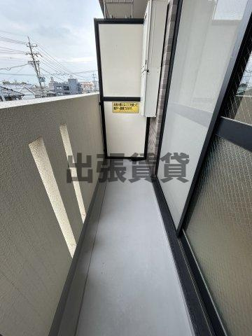 仲介手数料0円！！コムフォート城並のバルコニー