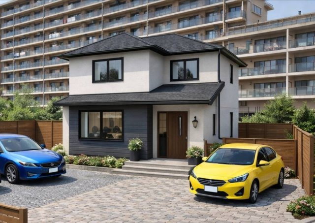 東松山市大字東平　土地の外観パース|ゆとりある設計が可能です！