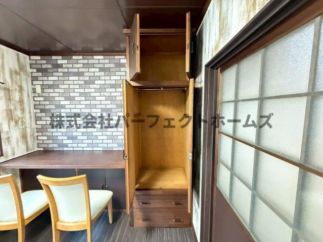 対馬江西町戸建　賃貸の収納|専用の収納スペースです