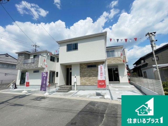 京都市伏見区羽束師古川町　第1期　新築一戸建ての外観|お客様に長く安心して住んでいだだける事にこだわった家づくり！住んでからのアフターサービスにもしっかりと取り組んでいます！