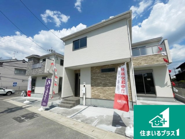 京都市伏見区羽束師古川町　第1期　新築一戸建ての外観|安心の10年保証！外観を美しく保ち、雨水で汚れを落とします！気になることがありましたら、お気軽にお問い合わせください！