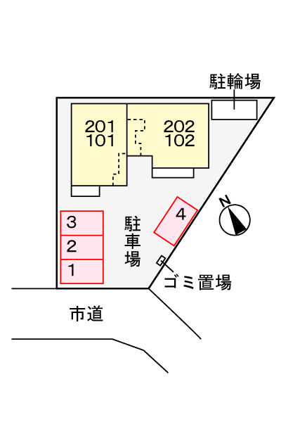 ＬＮ藤沢台の区画図