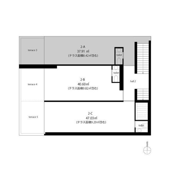 【間取り】 | HARVEY TERRACE 覚王山（ハーヴェイ テラス カクオウザン）【　店舗系おすすめ　】