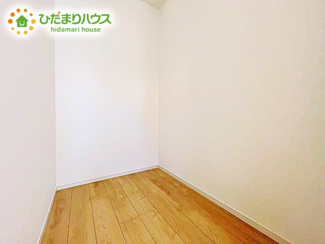 【収納】 | 水戸市見和1期　新築戸建 | 洗面所のリネン庫はタオルや肌着類などの収納に便利です！！