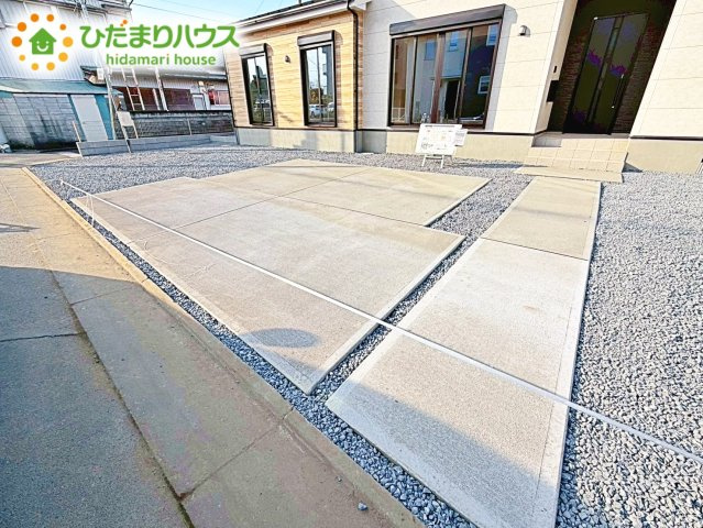 【駐車場】 | 水戸市見和1期　新築戸建 | マイホームなら駐車場代がかかりません。しかも、自宅の駐車場で洗車が出来ます！今までコイン洗車に行っていた手間も省けて、節約にも繋がります(^^♪