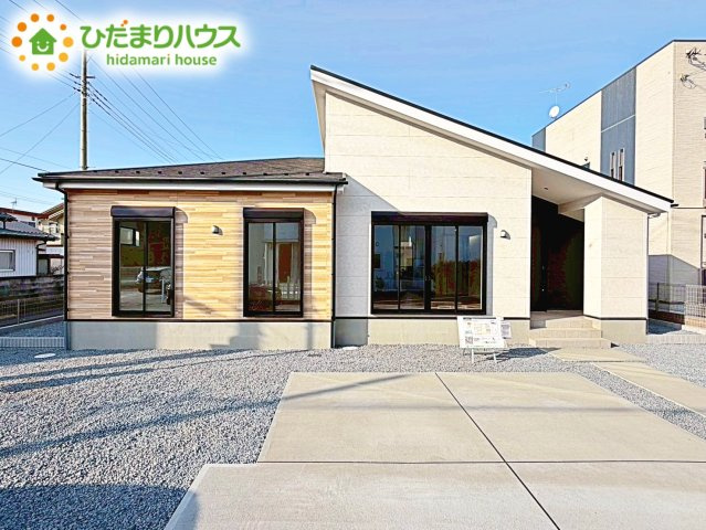 【外観】 | 水戸市見和1期　新築戸建 | 明るい光が差し込む開放感あふれる住まいです。
