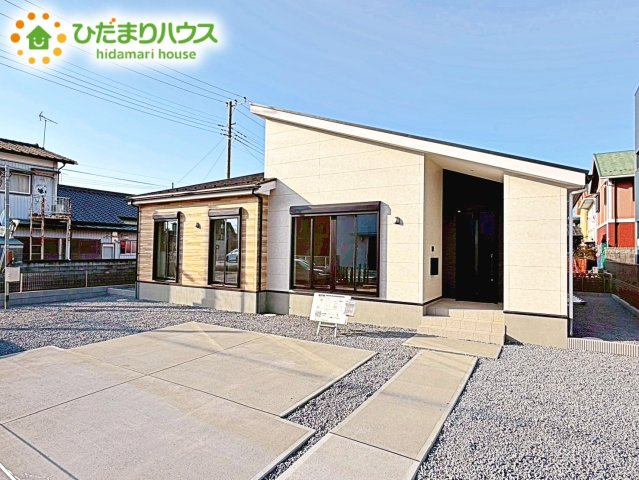 【外観】 | 水戸市見和1期　新築戸建 | 長年住んでも飽きの来ないモダンでシンプルな外観が特徴です