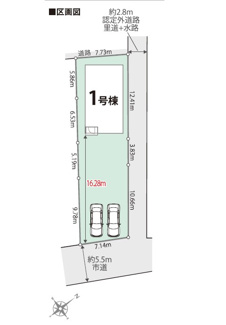 【区画図】 | リナージュ野洲市吉地　新築戸建