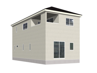 【外観パース】 | 鈴鹿市桜島町7丁目《3号棟》 | 外観パース