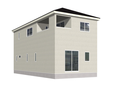 【外観パース】 | 鈴鹿市桜島町7丁目《3号棟》 | 外観パース