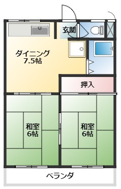 ホワイトハイツの間取り