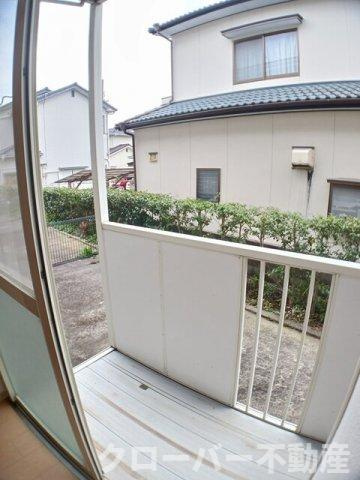 メゾングレース　Ｃのバルコニー