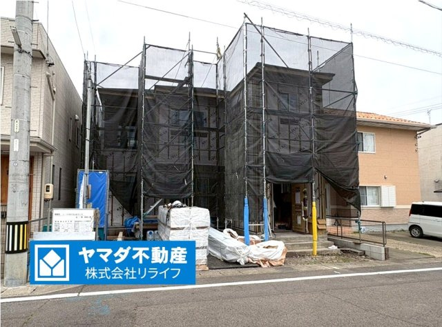新築戸建　各務原市那加織田町1丁目2期　全1区画分譲の外観|「現地（2026年3月2日）撮影」　
■外観写真　
■ヤマダ不動産　株式会社リライフ　