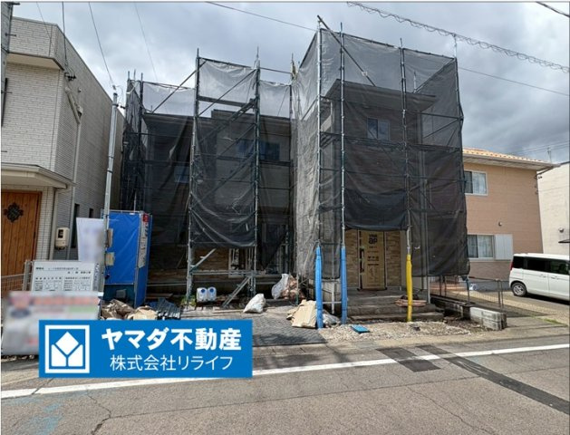 新築戸建　各務原市那加織田町2期　全1区画分譲の外観|「現地（2026年4月9日）撮影」　
■外観写真　
■ヤマダ不動産　株式会社リライフ　