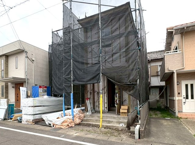 新築戸建　各務原市那加織田町1丁目2期　全1区画分譲の外観|「現地（2026年3月2日）撮影」　
■全体写真　
■ヤマダ不動産　株式会社リライフ　