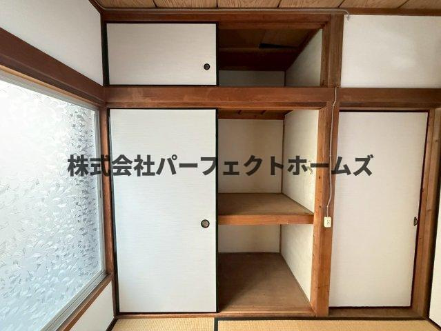 出口5丁目戸建　賃貸の収納|大きなものも収納できそうです