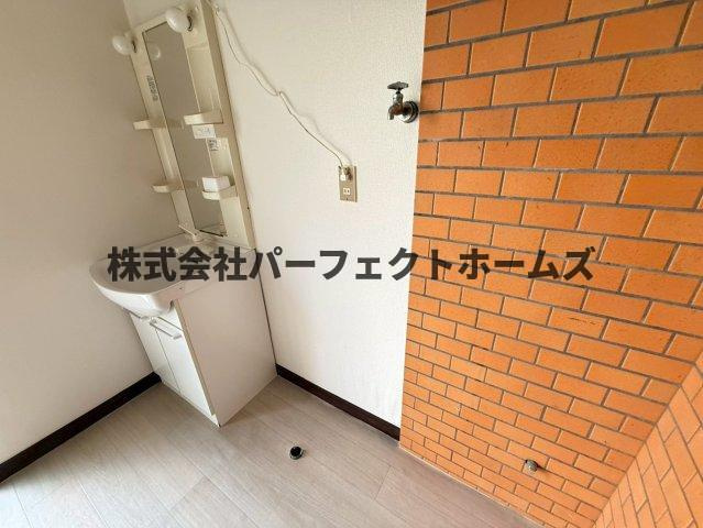 出口5丁目戸建　賃貸の設備|洗濯機置場です