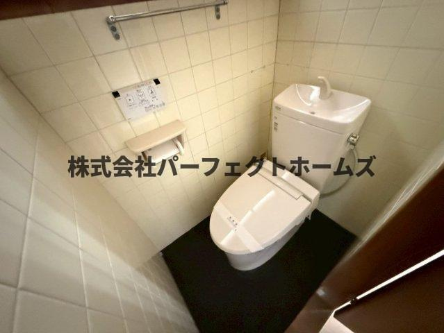 出口5丁目戸建　賃貸のトイレ|トイレもきれいです