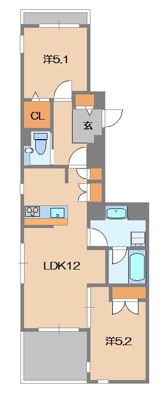 ヴィラ　ルミエールⅡの外観