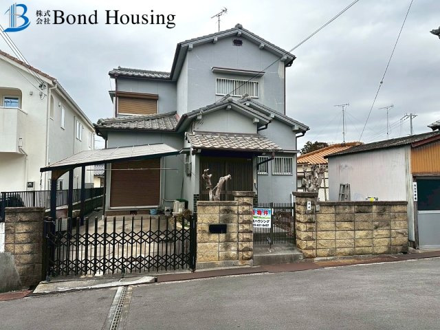 「生活施設充実」「6DK」魚住町西岡　築46年の前面道路含む現地写真