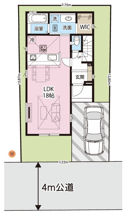 GRAFARE　熊谷市本石の区画図|図面と現況が異なる場合、現況を優先とします。