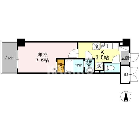 ソレイユ真田山の間取り