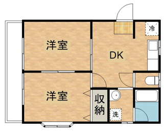 【間取り】 | ベルビュー５
