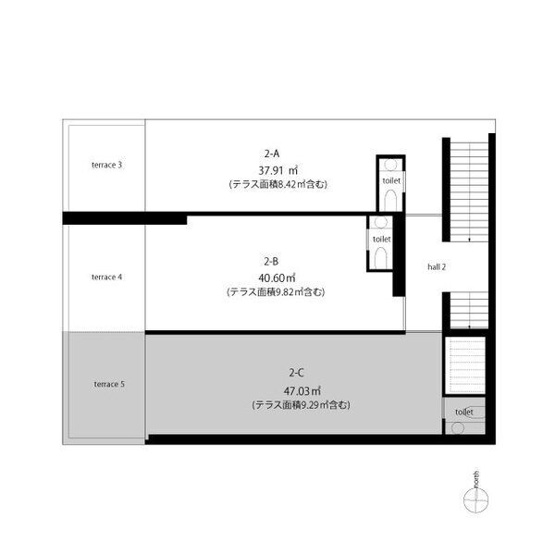 【間取り】 | HARVEY TERRACE 覚王山（ハーヴェイ テラス カクオウザン）【　店舗系おすすめ　】