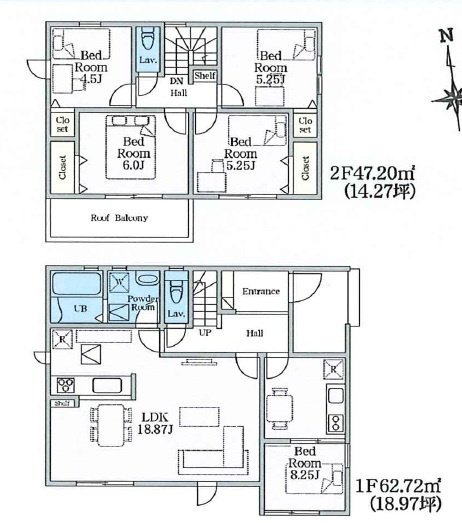 【間取り】 | 玉村町五料新築　5LDKK