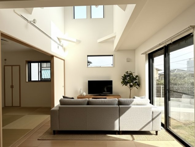 大津市錦織1丁目　中古戸建の居間・リビング|※写真の家具はイメージです。