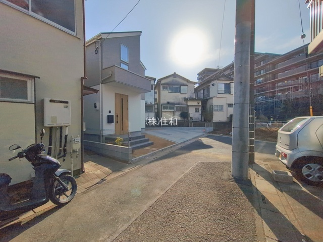 【新築分譲住宅】富士見市上沢3丁目の前面道路含む現地写真