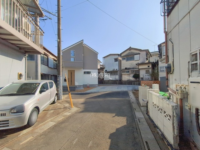 【新築分譲住宅】富士見市上沢3丁目の前面道路含む現地写真