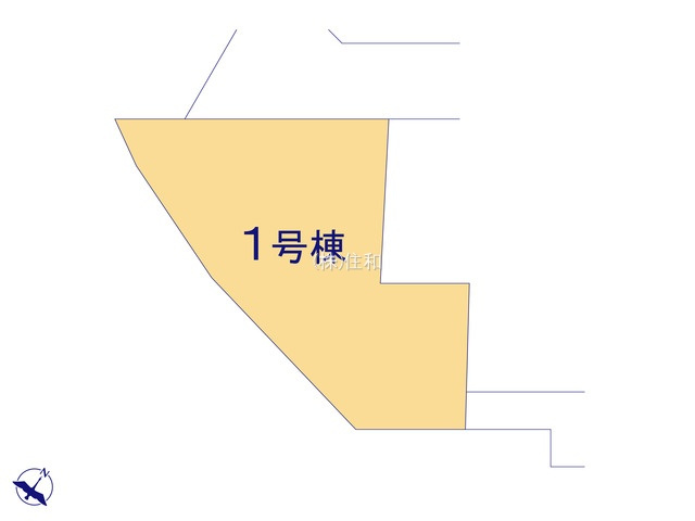 【新築分譲住宅】富士見市上沢3丁目の区画図