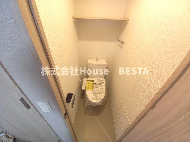 レジュールアッシュ神戸湊川公園のトイレ