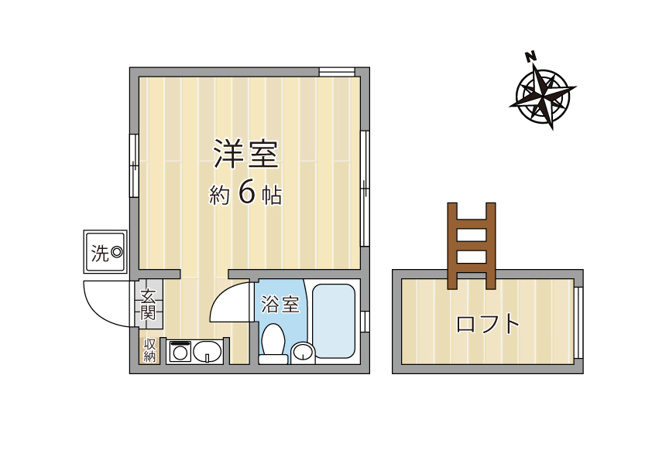 【間取り】 | クオーターキャビン