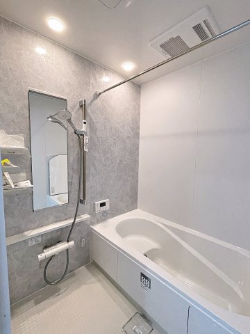 新築戸建・新築建売　郡山市富田町字前川原　富田小・富田中の浴室|浴室乾燥機付きでカビの発生を抑制！浴室を清潔に保つことができます！