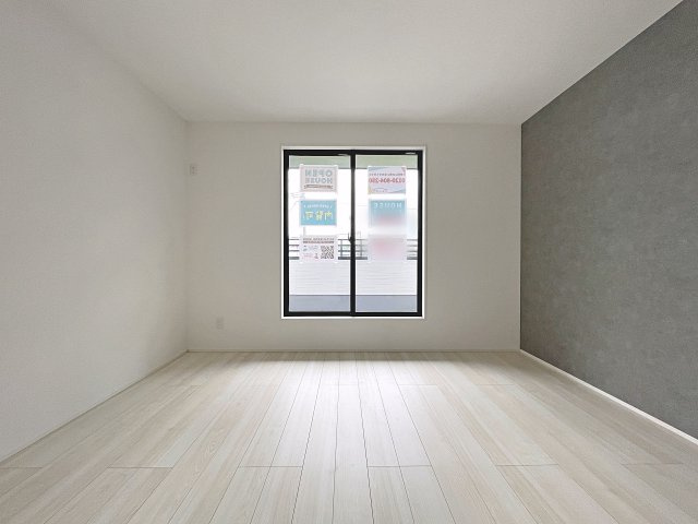 新築戸建・新築建売　郡山市富田町字前川原　富田小・富田中の洋室|8.5帖の洋室は広々としておりご夫婦の主寝室としておすすめです！