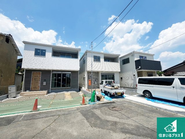 ★八幡市八幡園内　第2期　新築一戸建ての外観|現在建築中！落ち着いた街並みで新生活を始めることが出来そう！周辺の物件も併せてご紹介させて頂きます！