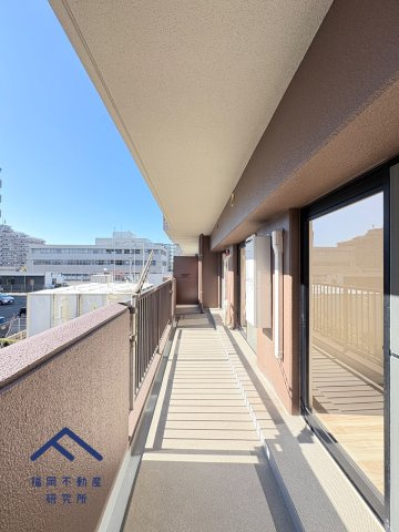 藤和シティコープ和白のバルコニー