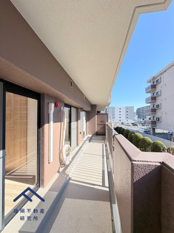 藤和シティコープ和白のバルコニー